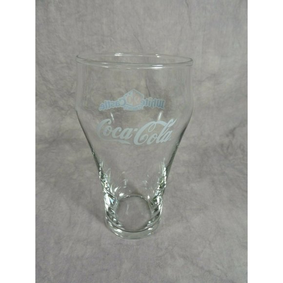 Vintage Libbey Coca-Cola White Castle 90th Anniversary Contour Glass - Picture 2 of 7